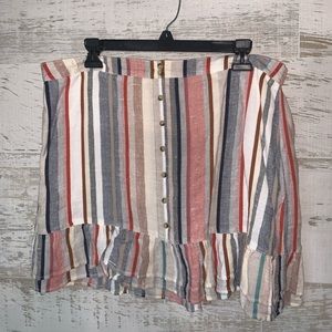 American Eagle Striped skirt